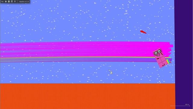 Giant Numberblocks Color Explosion | The floor is Lava!! Survival Challenge by Algodoo смотреть онлайн