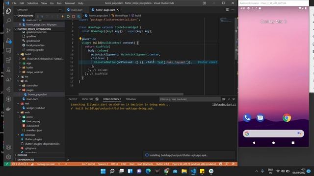 Stripe Payment Integration In Flutter.