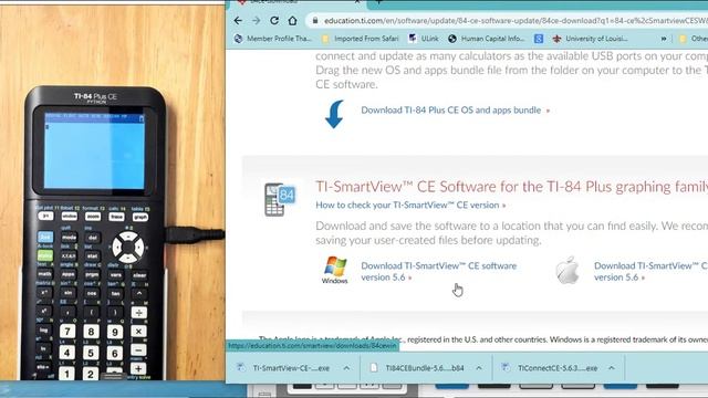 TI-84 Plus CE Python Graphing Calculator: Updating Your OS смотреть онлайн