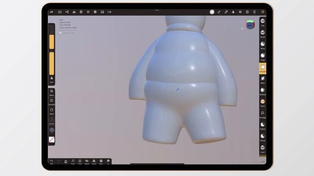 Creating a Giant Doraemon Character using Nomad Sculpt | 3D Sculpting Time-Lapse смотреть онлайн