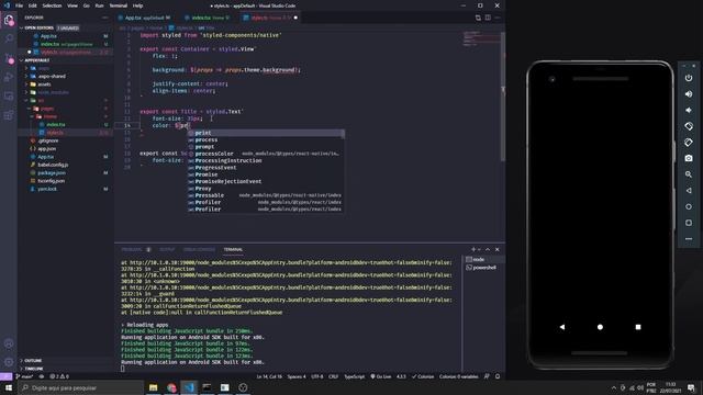Como trocar o tema do APP em React Native - Light e Dark смотреть онлайн