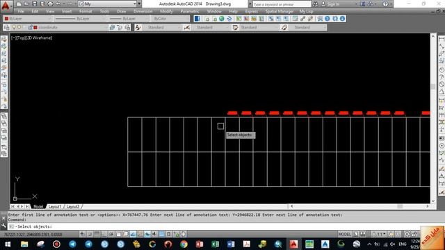 Lisp Autocad - Intersection coordinate xy- لیسپ اتوکد نمایش اتوماتیک مختصات تقاطع ها смотреть онлайн