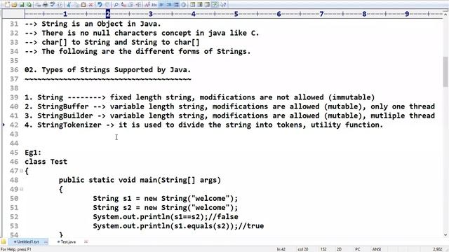 JAVA Strings (FREE Workshop) tutorials || by Mr. Prakash Babu On 10-10-2021 @4:30PM IST смотреть онлайн