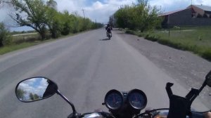 Покатушка на 125 альфах с другом.