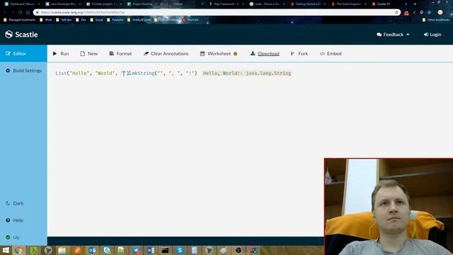 Scala Hello World. Scala Introduction - getting Started with Scala in IntelliJ IDEA смотреть онлайн