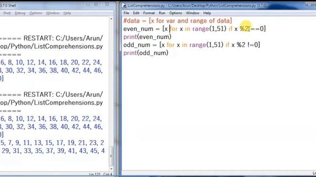 023 List Comprehension Python | Python Working with List Comprehensions смотреть онлайн