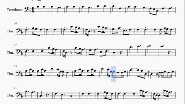 Trombone Sheet Music: How to play A Thousand Years by Christina Perri смотреть онлайн
