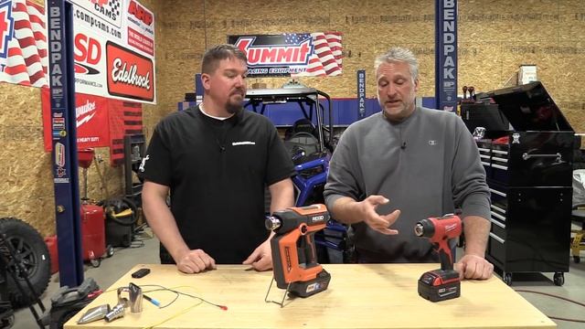 Ridgid 18-Volt Butane Heat Gun Review R860434B Vs Milwaukee 2688-20 смотреть онлайн