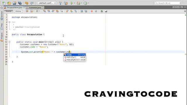 Encapsulation: public vs private | Java Tutorial 17 смотреть онлайн