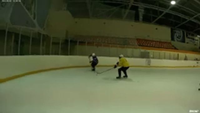 ПЛХЛ. Товарищеская игра Крылья - Стройнадзор. Hockey Goalie Helmet Cam ISaw A2 (GoPro)