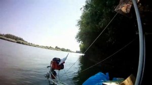 байдарка с мотором от бензокосы