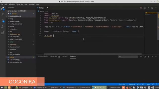 آموزش پایتون | آموزش ساخت ربات تلگرامی با زبان پایتون смотреть онлайн