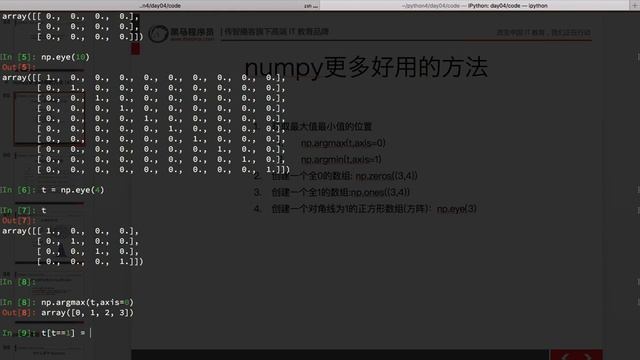 21 数据分析丨06 numpy中的nan和常用方法丨02numpy中的随机方法 смотреть онлайн