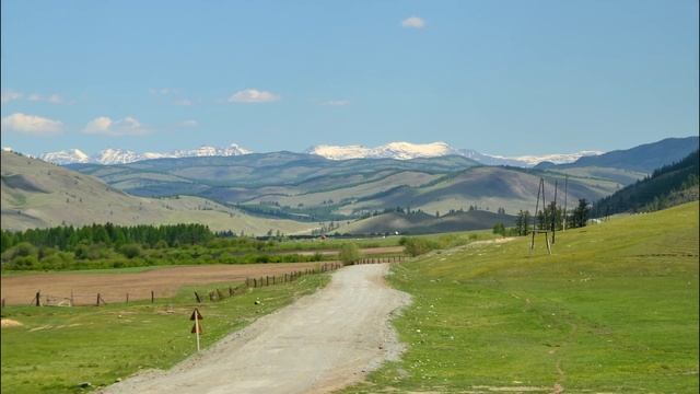 Алтай. По Чуйскому тракту от Горно-Алтайска через Чемал и до Кош-Агача, Июнь 2015 смотреть онлайн