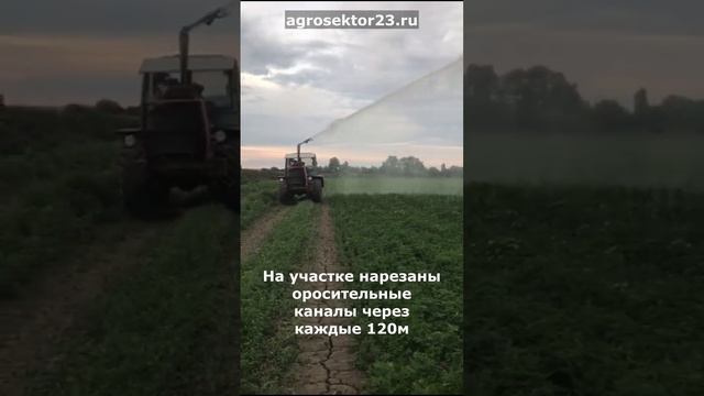 Один из самых больших спринклеров - "Лансер". Дальность 90м, вылив 250 м3/ч в составе ДДН. Люцерна смотреть онлайн