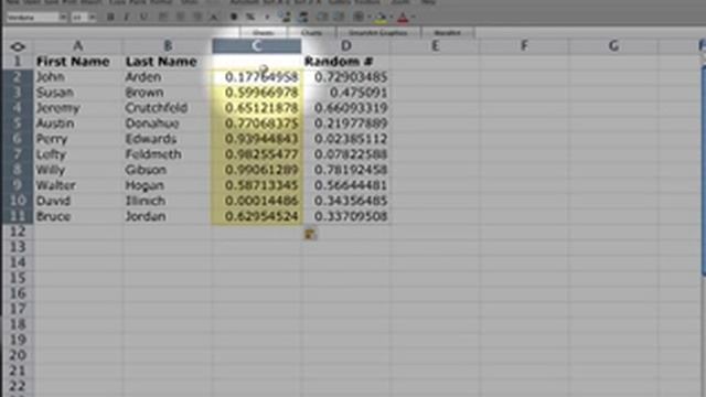 Randomizing a list of students using Excel смотреть онлайн