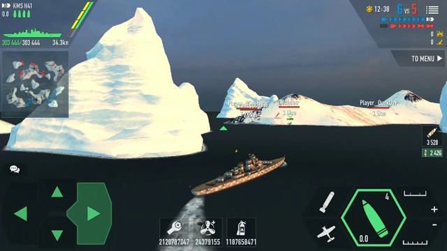 Battle of warships ;Naval Blitz 1.68.5: KMS H41 Supership смотреть онлайн