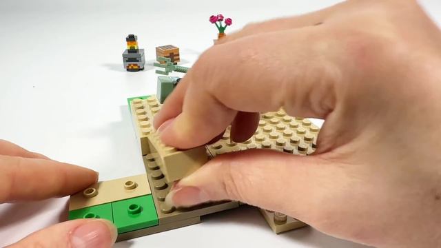 LEGO MINECRAFT 2024 The Turtle Beach House (21254) Speed Build смотреть онлайн