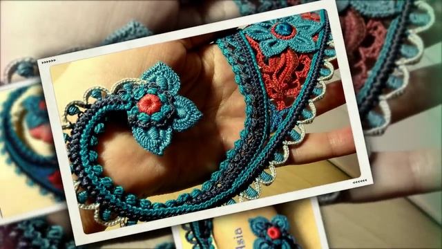 Art Crochet of Asia Verten . Ирландское кружево комбинированное с тканью.Малые формы 2 смотреть онлайн