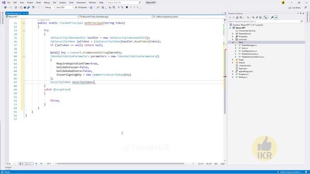 Blazor : JWT Token Based Authentication || Calling Web API || JSON Web Token смотреть онлайн