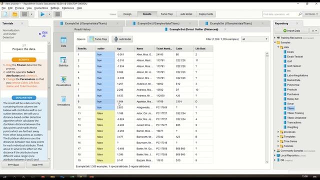 Rapid Miner 9.8 Part 2 (Data preprocessing) смотреть онлайн
