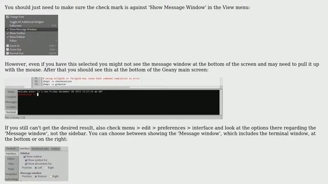 Geany Terminal window (2 Solutions!!) смотреть онлайн