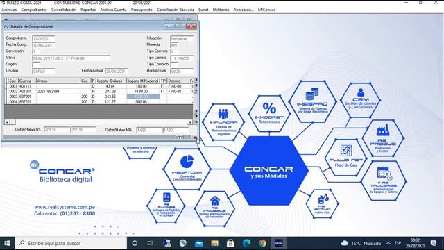 MODIFICACION Y ELIMINACION DE REGISTROS EN CONCAR смотреть онлайн
