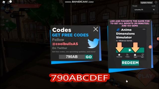 NEW UPDATE CODES [TITAN] ALL CODES! Anime Dimensions Simulator ROBLOX | 22 March 2022 смотреть онлайн