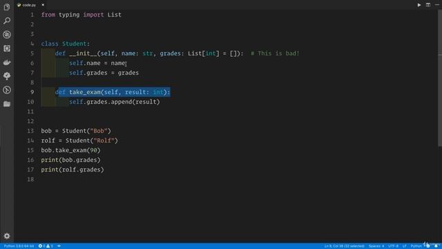 02 - A Full Python Refresher - 041 Mutable default parameters (and why they're a bad idea) смотреть онлайн