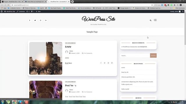 How to create floating menus & Sidebars In Wordpress | Sticky Menu, Sticky Header on scroll смотреть онлайн