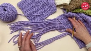 КАК СДЕЛАТЬ БАХРОМУ НА ШАРФЕ - мастер-класс бахрома