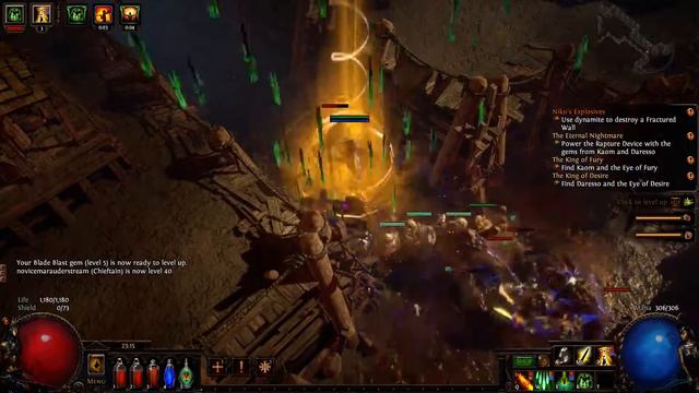 Path Of Exile Gameplay / Marauder / Blade Blast / Blade Fall / Part 8 смотреть онлайн