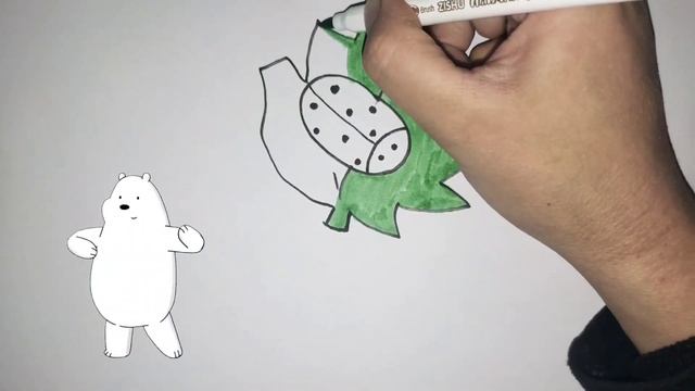 Рисуем божью коровку для детей/ Draw a ladybug for kids/ Bolalar uchun ladybug chizish смотреть онлайн