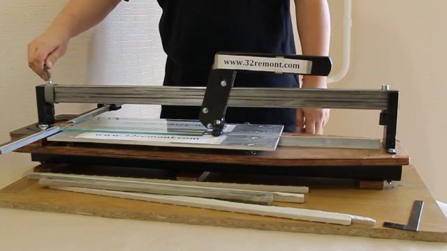 Делаем ручной плиткорез самостоятельно. Tile cutter hand made for 66 смотреть онлайн