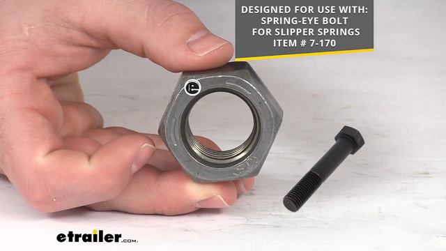 etrailer | Review of Dexter Axle Trailer Leaf Spring Suspension Locknut - 6-72 смотреть онлайн