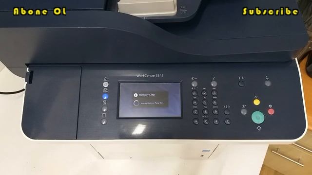 Xerox workcentre 3335 3345 Factory Reset / Hard Reset / Resetleme смотреть онлайн