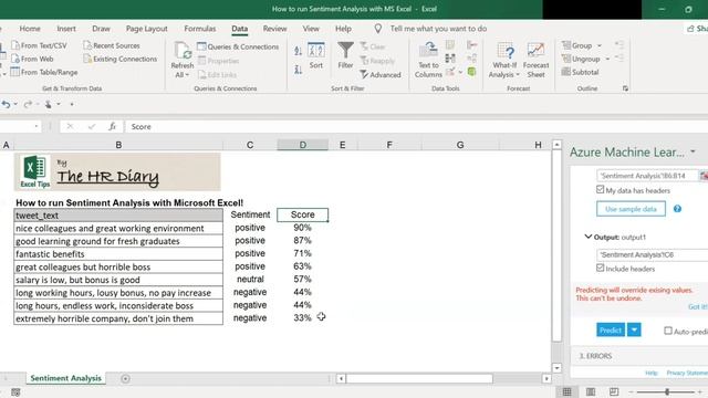 How to run Sentiment Analysis with Microsoft Excel! смотреть онлайн