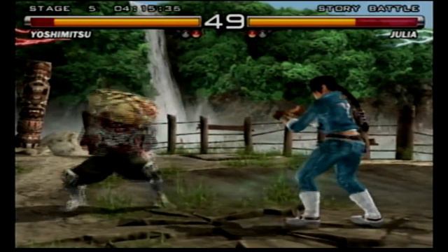 TEKKEN 5 - PS2 -STORY MODE - YOSHIMITSU смотреть онлайн