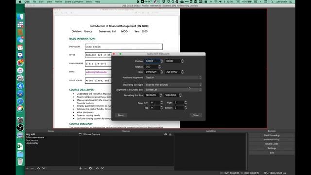 OBS for teaching tutorial: Complex scene design смотреть онлайн