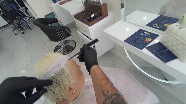 SAÇ DİP RENGİ AÇMA BOYAMA PLATİN SARI SAÇ RENGİ NASIL YAPILIR?