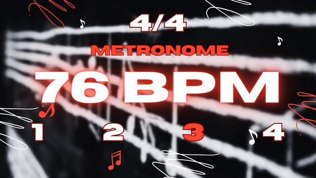 76 BPM - 4/4 Metronome смотреть онлайн