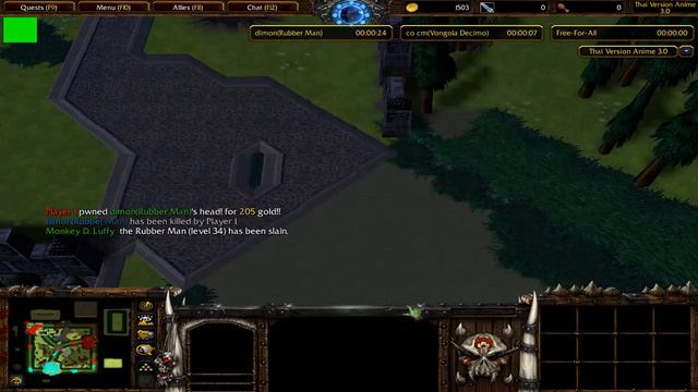 Warcraft III map Thai Version Anime 3.0A ทำไรดิ -.- смотреть онлайн