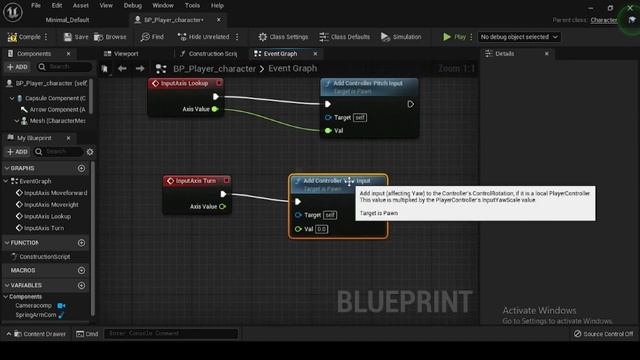 B7 - Adding Input Movements in the Event Graph | UE5 Blueprint For Beginners | AIP смотреть онлайн