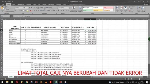 TUTORIAL VALUE ERROR EXCEL, CURRENCY, REGION SETTING смотреть онлайн