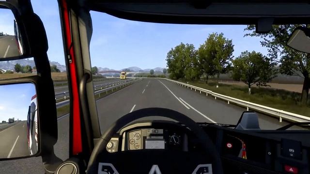 Euro Truck SImulator 2 gameplay with Iberia DLC - Renault T Evolution смотреть онлайн