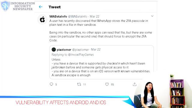 Whatsapp Vulnerability | Breaking 2FA Authentication In Android & IOS : NEWS