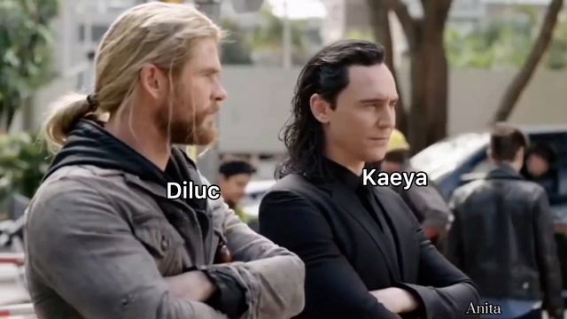 kaeya and diluc being like thor and loki for almost 3 minutes смотреть онлайн