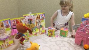 Жила была Царевна в гостях у Ксюни. Играем в магазин с Царевной. Видео для девочек.