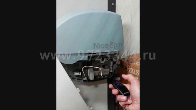 Как программировать новый пульт Nice на электроприводе смотреть онлайн